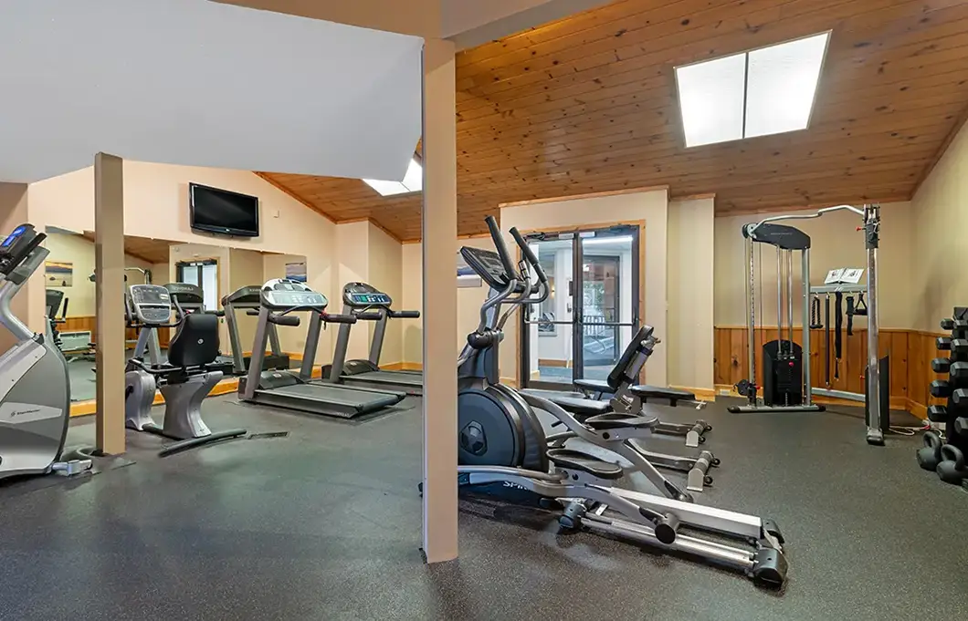 Fitness center at Windjammer Inn & Conference Center in South Burlington, VT