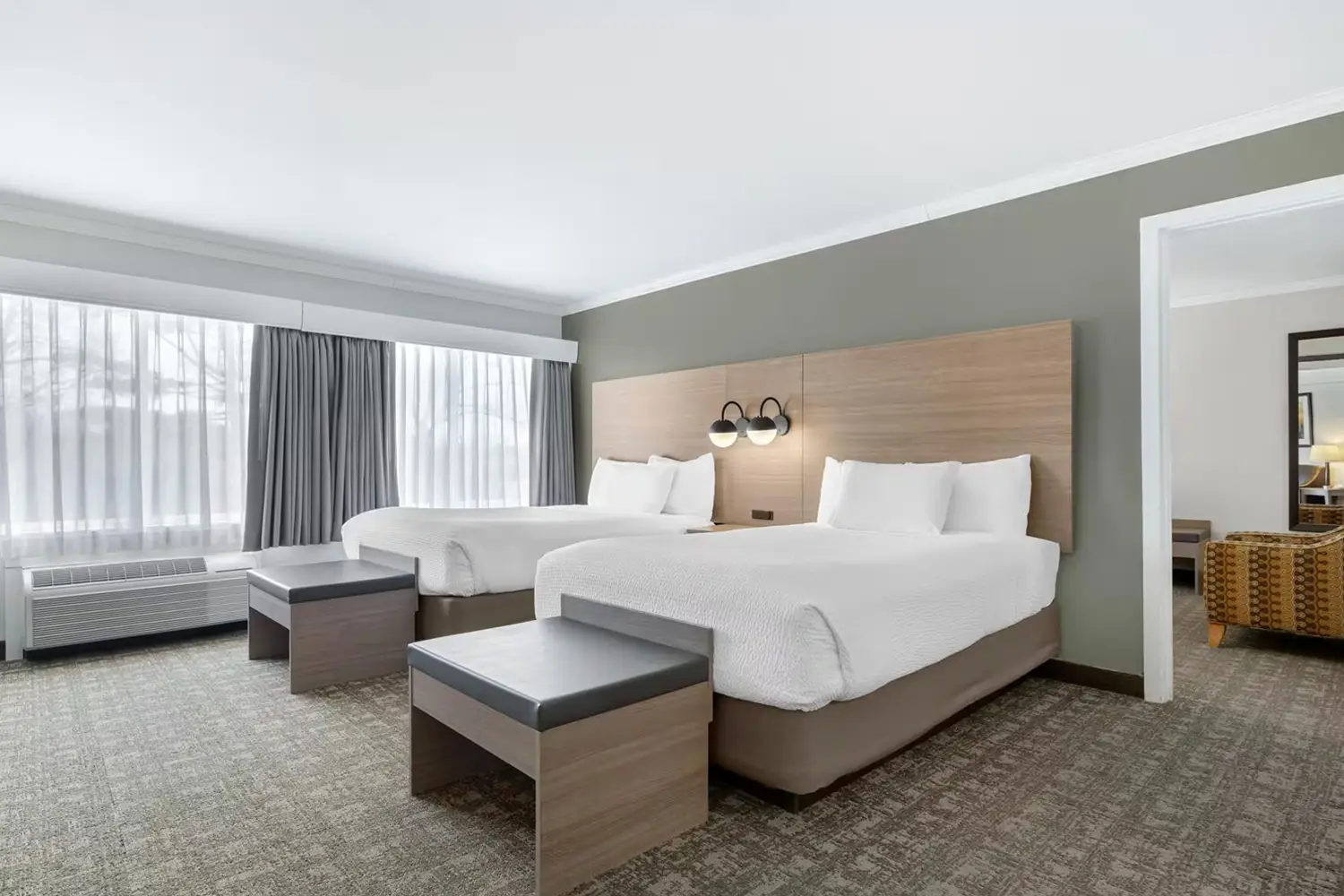 Hotel suite at Windjammer Inn & Conference Center in South Burlington, VT