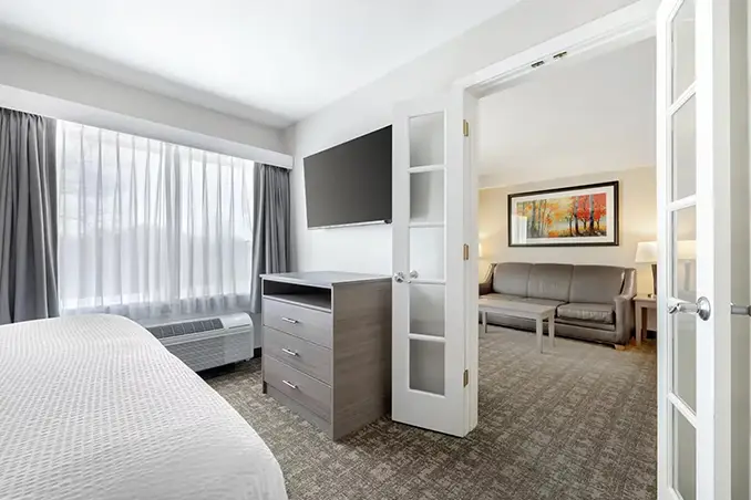 Hotel suite at Windjammer Inn & Conference Center in South Burlington, VT